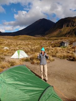 Mangatepopo Camp on the Tongariro Northern Circuit great walk